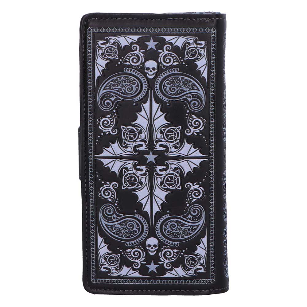 Skull Embrace Embossed Purse (AS)