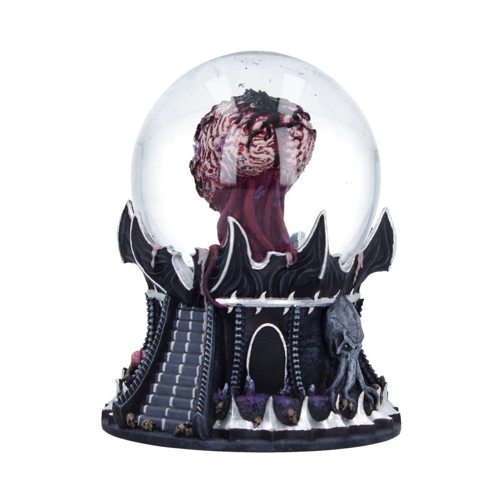 Angled Elder Brain globe showing skull-like and tentacled base details