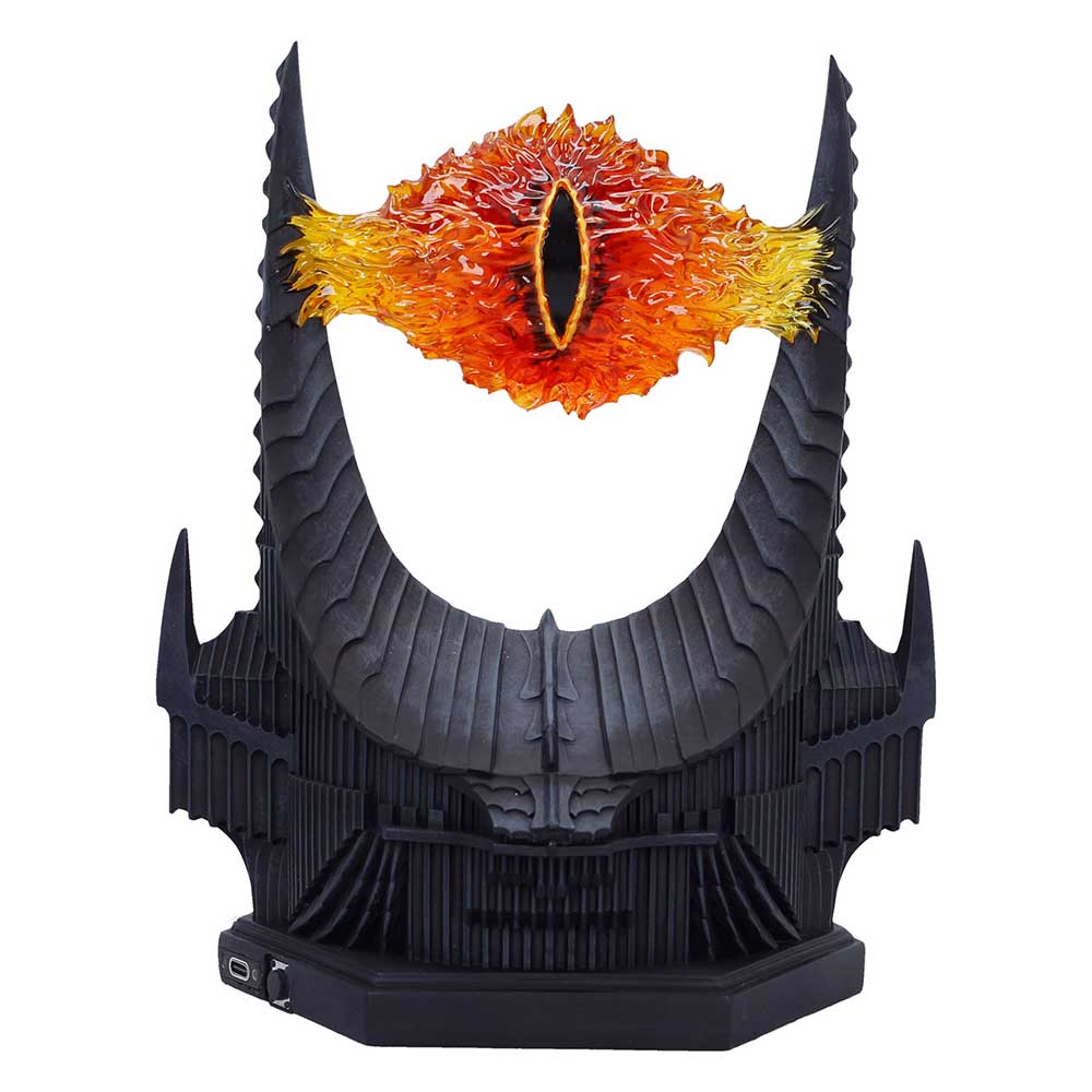 LOTR Eye of Sauron Light-Up Lamp - Rear of the sculpted Barad-dûr tower