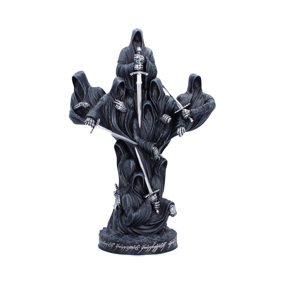 LOTR Ringwraiths of Middle-earth Figurine - Front showing grouped hooded Ringwraiths and pale hands