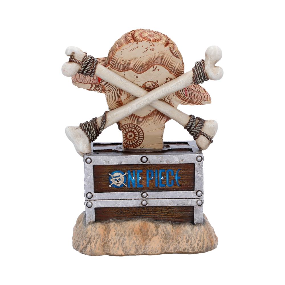 One Piece Luffy Jolly Roger Perpetual Calendar - Reverse with One Piece logo below the hat