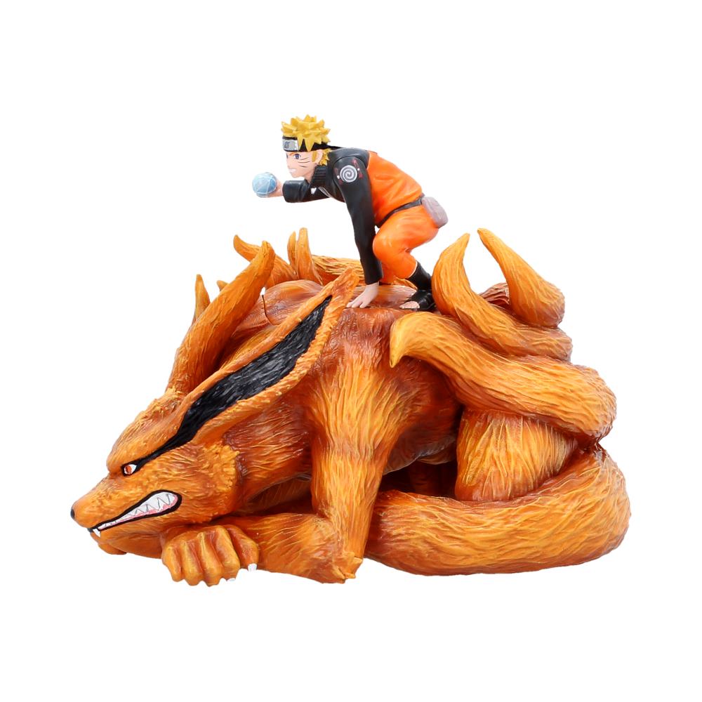 Naruto Kurama Hidden Storage Box - Angle of Rasengan pose and curled fox tails