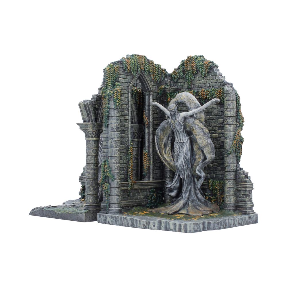 Elden Ring Radagon and Queen Marika Bookends - Angle showing statue poses and stone textures