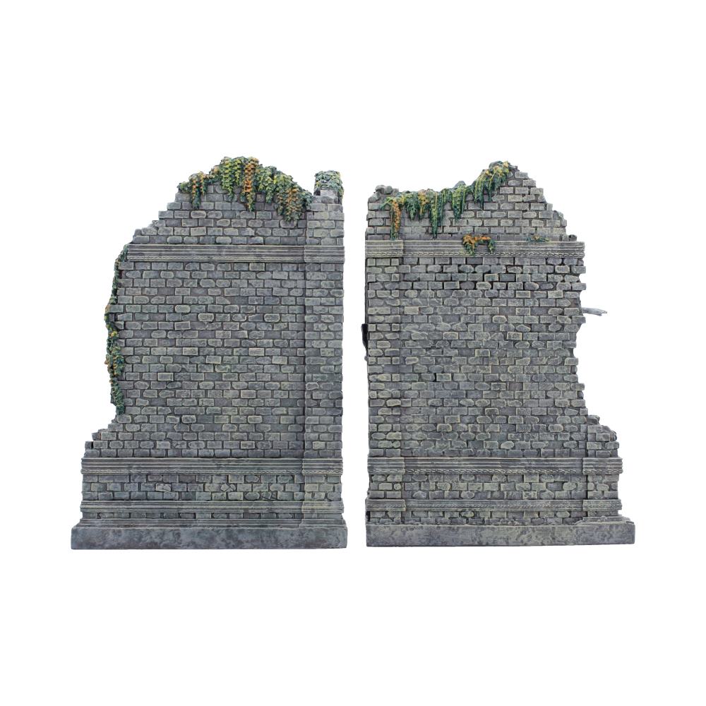 Elden Ring Radagon and Queen Marika Bookends - Rear of the two sculpted brick walls
