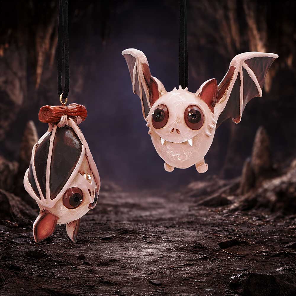 Sneak and Peak Hanging Ornaments (Set of 2)