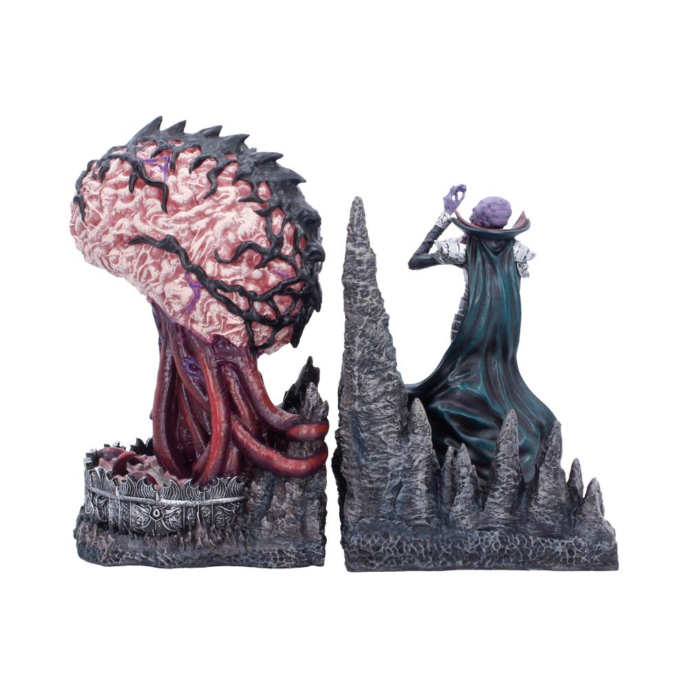 Dungeons and Dragons Illithid Bookends - rear view of robes and elder brain