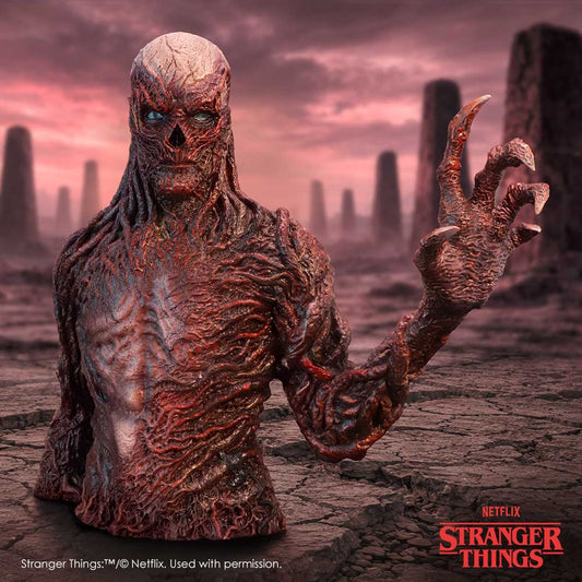 Stranger Things Vecna Bust - Vecna bust in a dark Upside Down setting