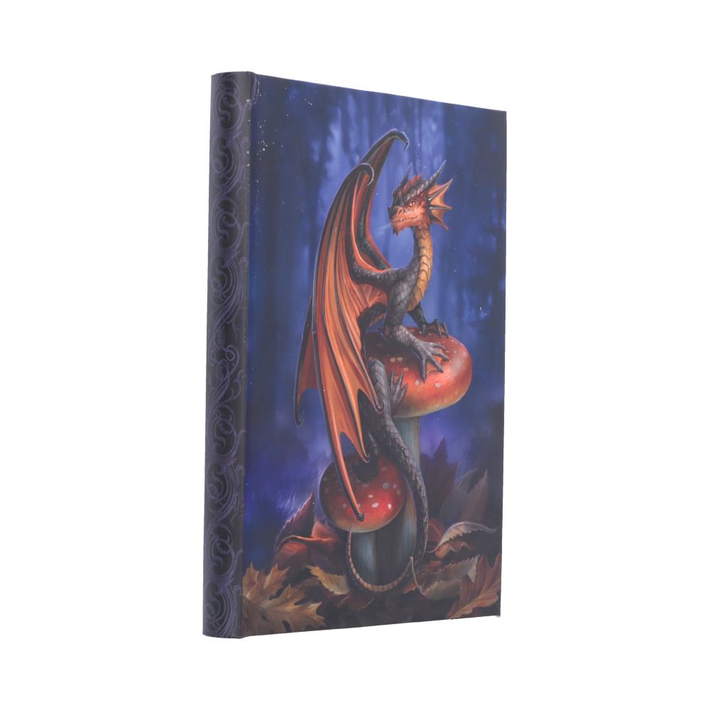 Anne Stokes Mushroom Dragon Journal - opposite angle of Anne Stokes dragon artwork