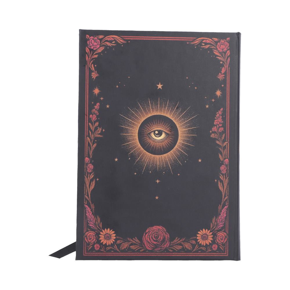 Spirit Board Bloom Journal - reverse with radiant all-seeing eye