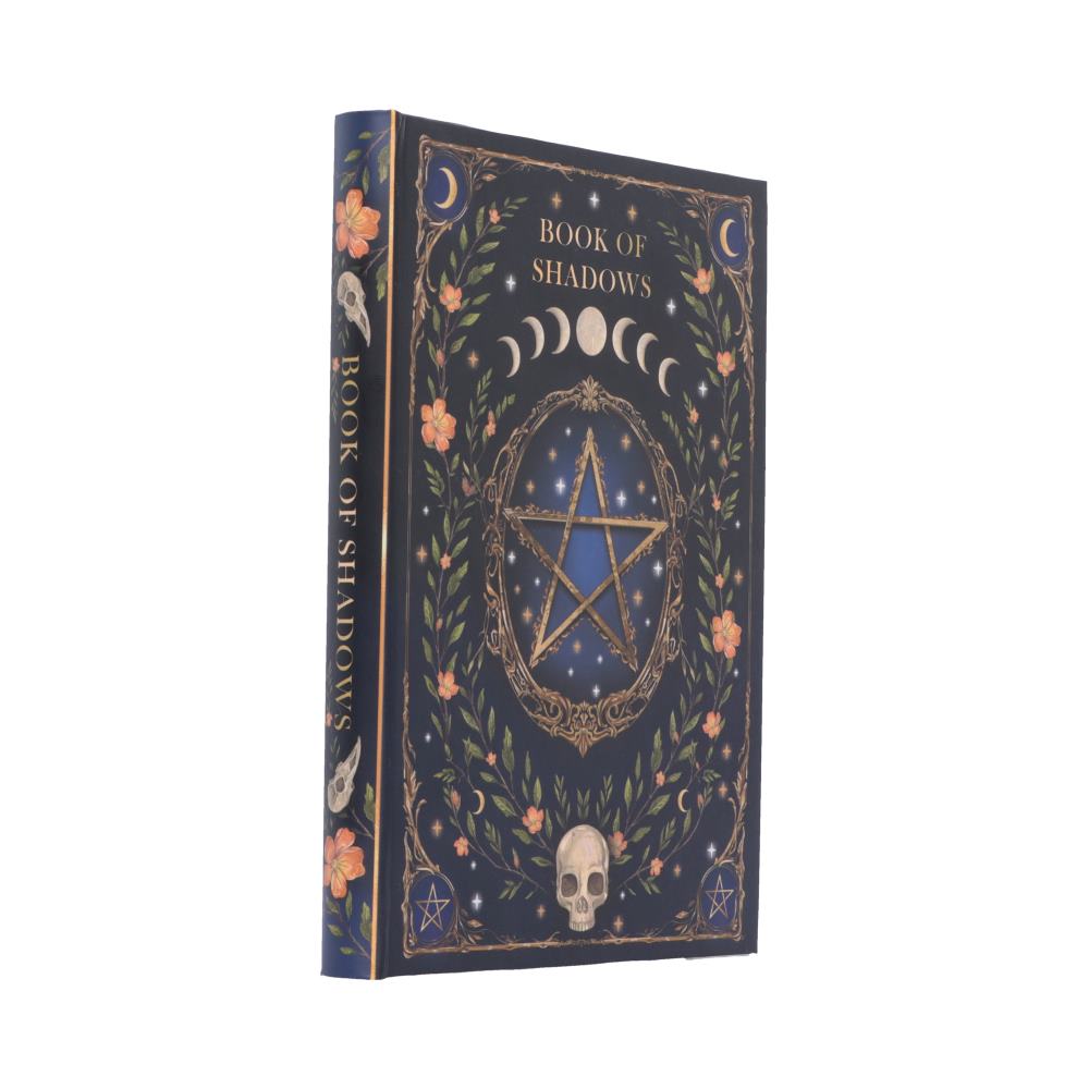 Book of Shadows Journal - opposite angle of dark botanical cover