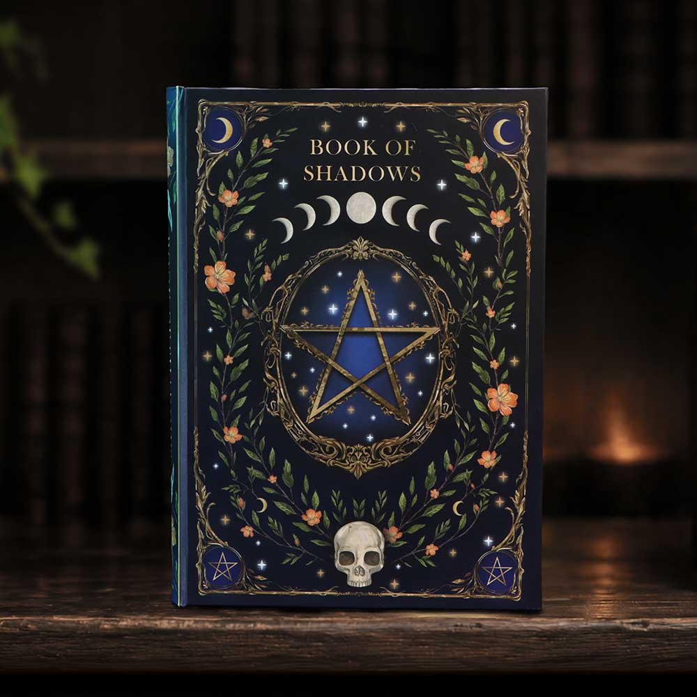 Book of Shadows Journal - journal displayed with its coordinating reverse artwork