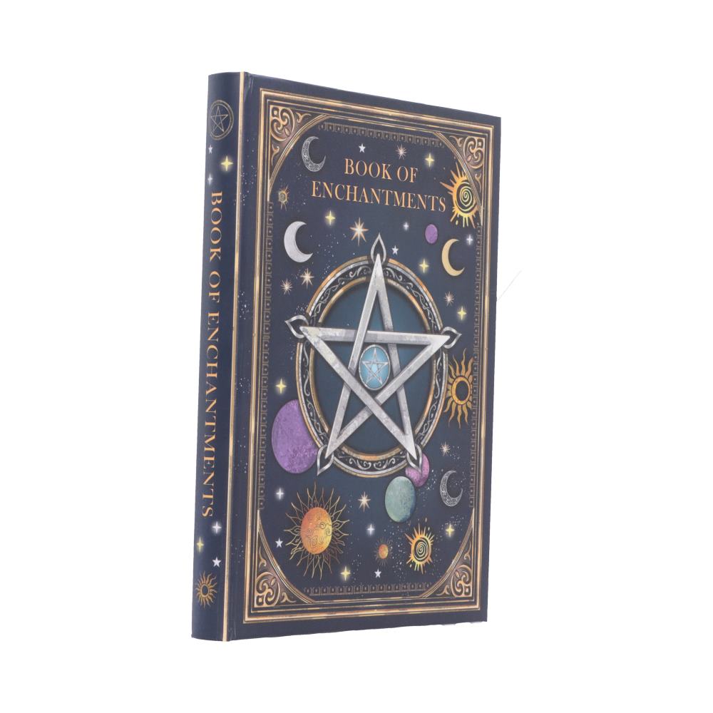 Book of Enchantments Journal - opposite angle of celestial cover artwork