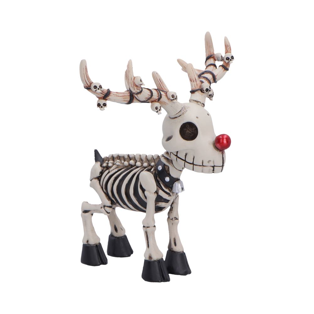 Silent Nightmares Rudi Skeleton Reindeer - Opposite angle of reindeer and black hooves