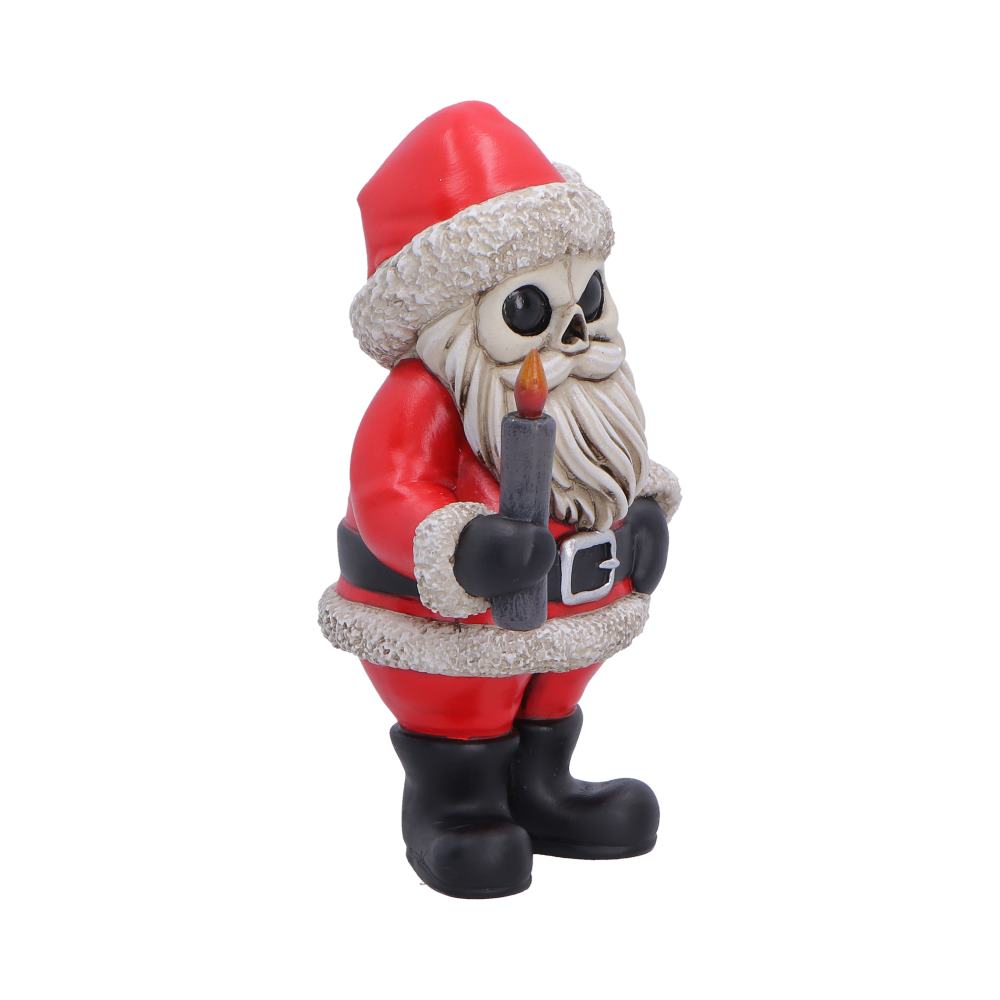 Silent Nightmares Noel Skeleton Santa - Opposite angle of beard and sculpted flame