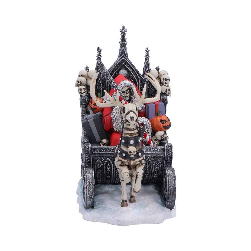 Silent Nightmares Slay Bells Reaper Sleigh - Front showing reaper rider and reindeer