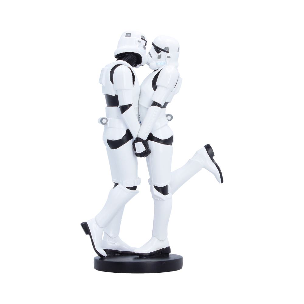 Original Stormtrooper First Kiss Figurine - rear view of embracing Stormtroopers