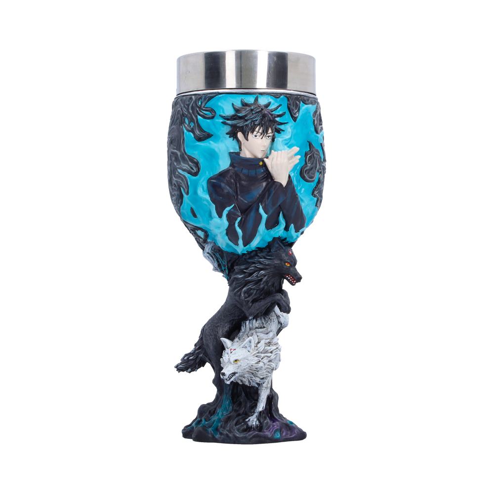 Jujutsu Kaisen Megumi Fushiguro Goblet - Megumi portrait surrounded by blue energy