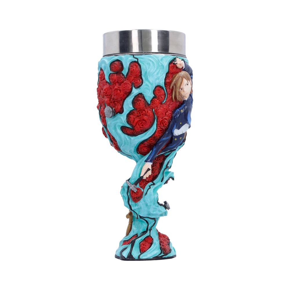 Jujutsu Kaisen Nobara Kugisaki Goblet - opposite angle of Nobara portrait and stem
