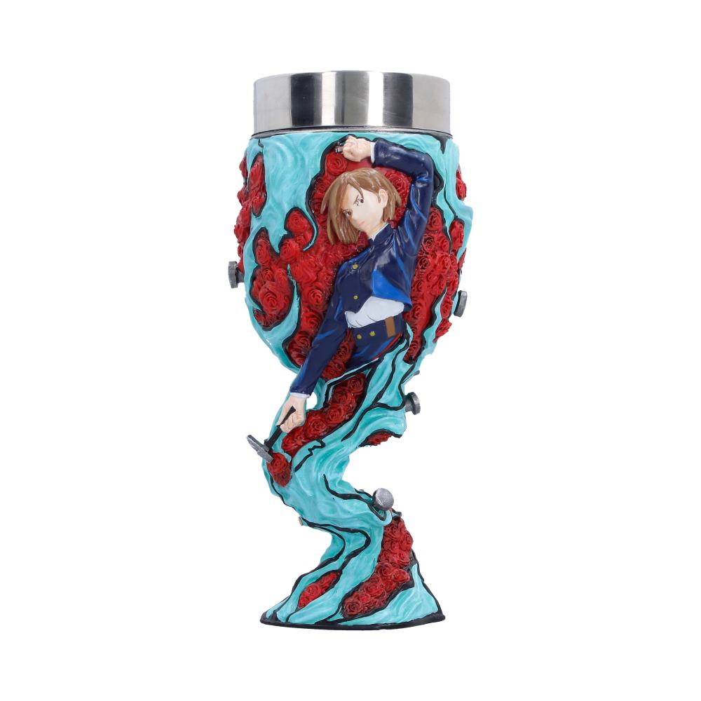Jujutsu Kaisen Nobara Kugisaki Goblet - Nobara portrait surrounded by red roses