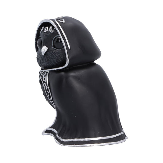 Cult Cuties Featheros Bird Figurine - side view of cloak and silver-coloured border