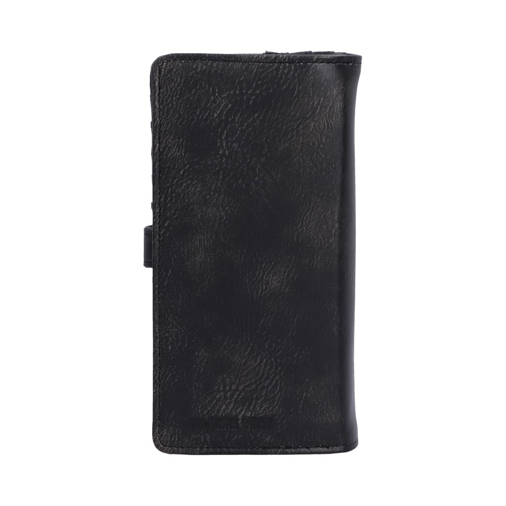 Twilight Bloom Embossed Raven Purse - plain dark reverse of raven purse