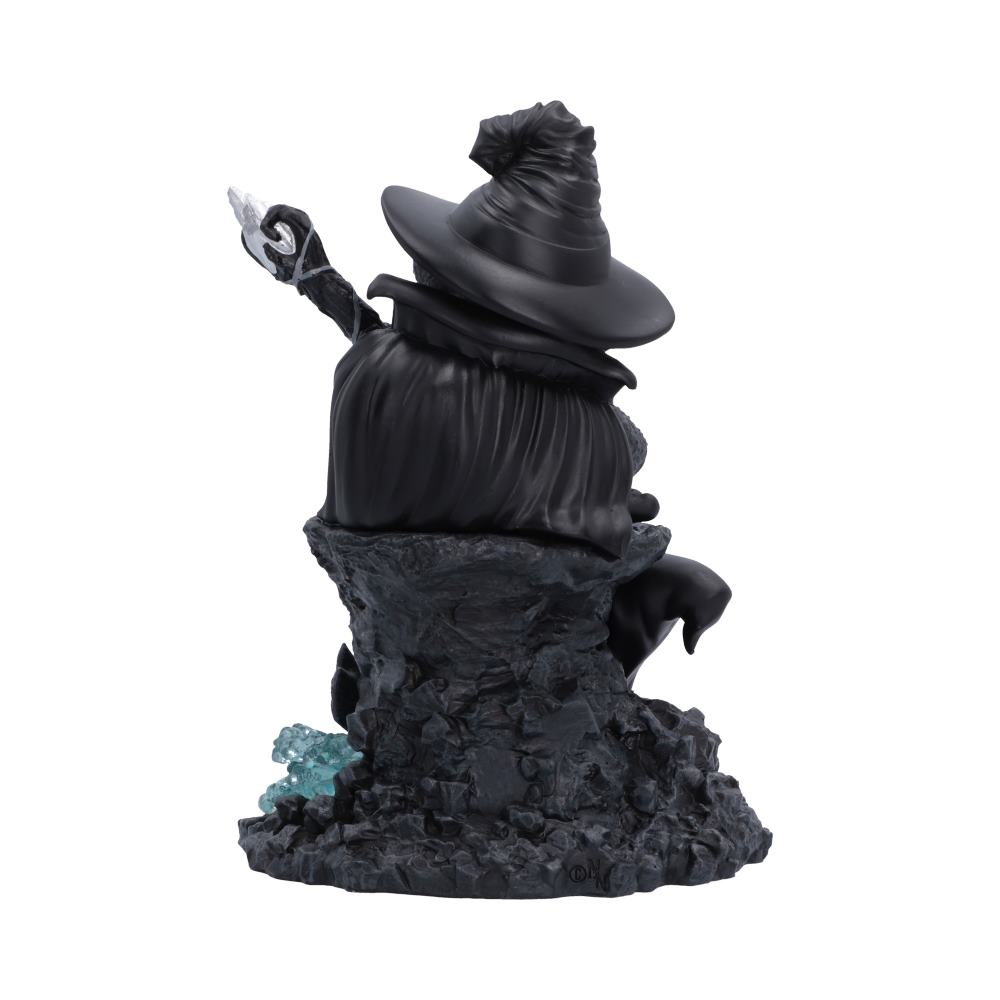 Cult Cuties Waterfall Wonder Figurine - Rear view of hat robes and rocky waterfall setting