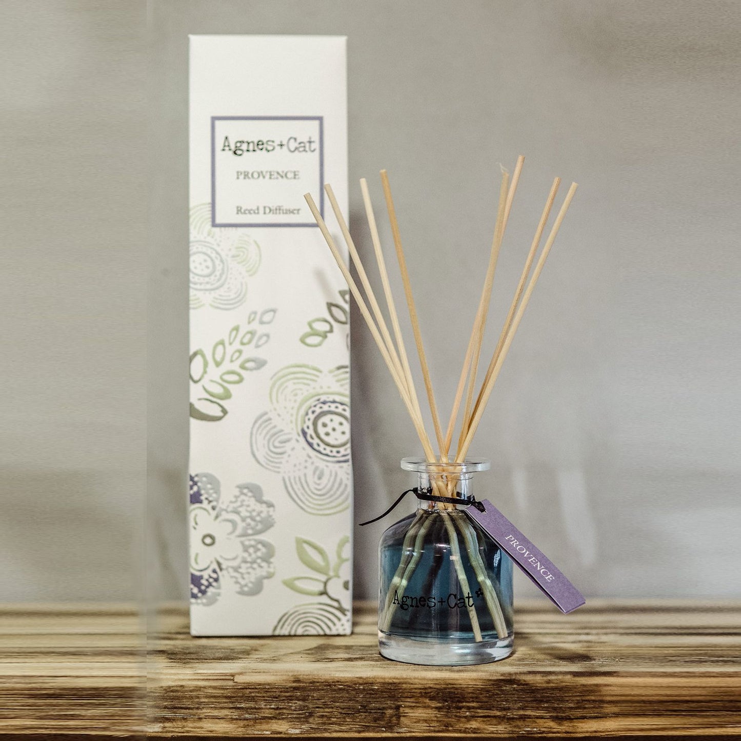 Provence reed diffuser 140ml with calming lavender herbal fragrance for relaxing home scent