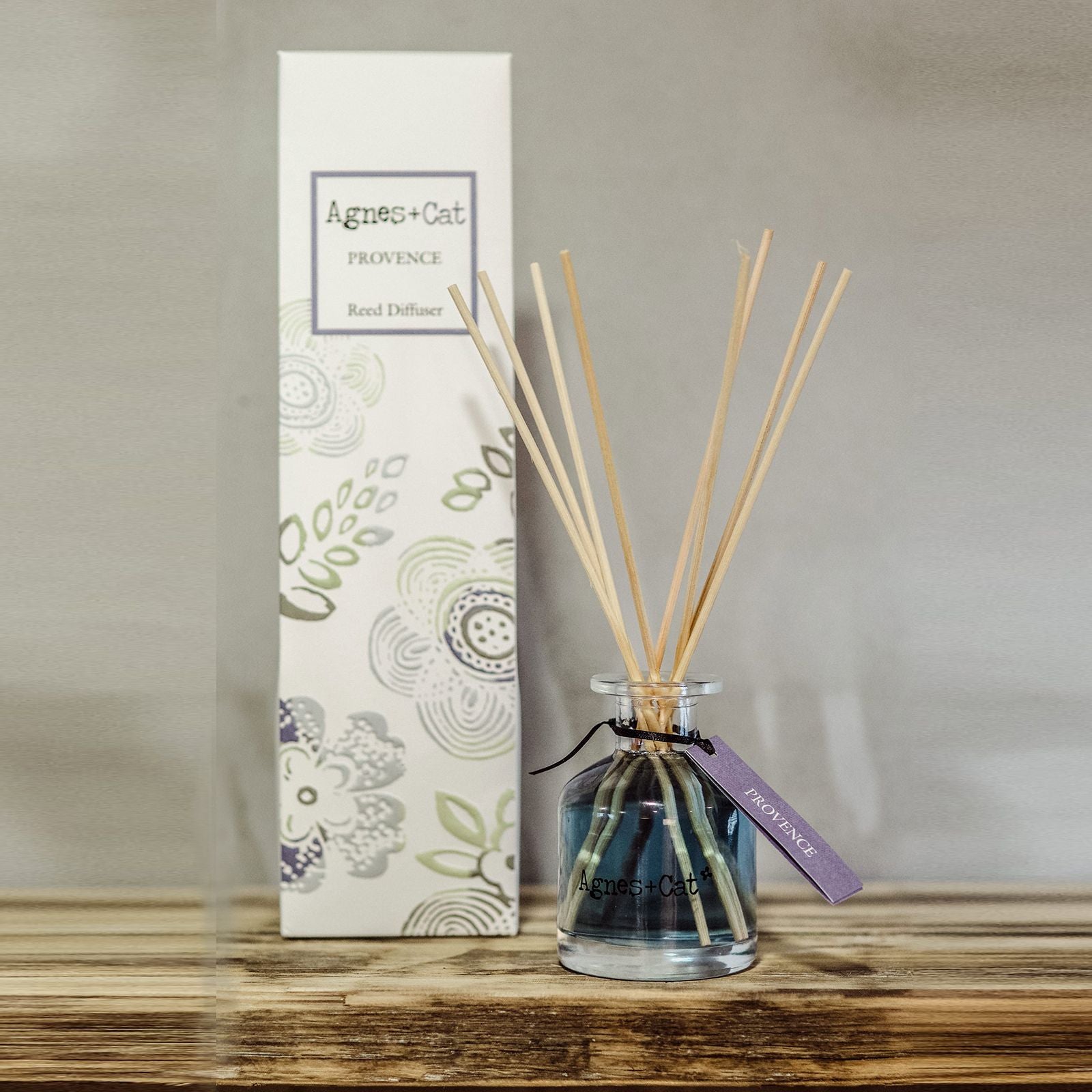 Provence reed diffuser 140ml with calming lavender herbal fragrance for relaxing home scent