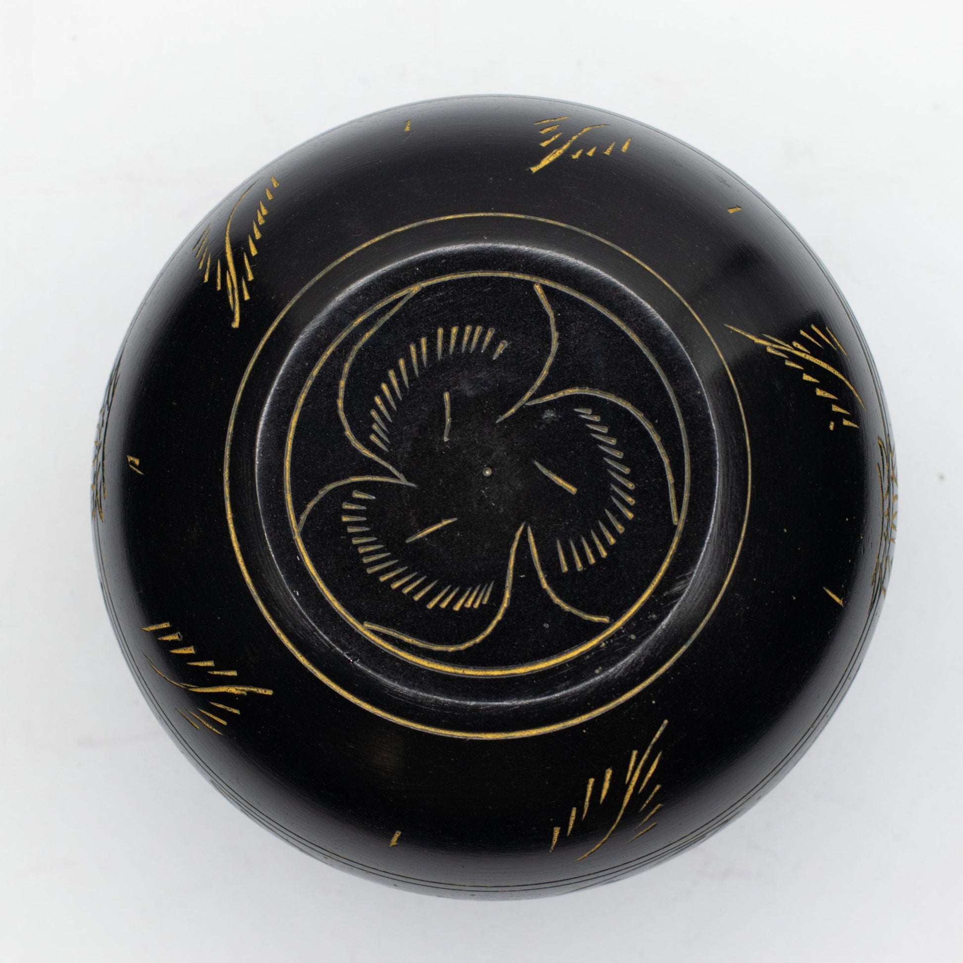 Cauldron Singing Bowl Magic Mushroom Yellow 15cm meditation bowl