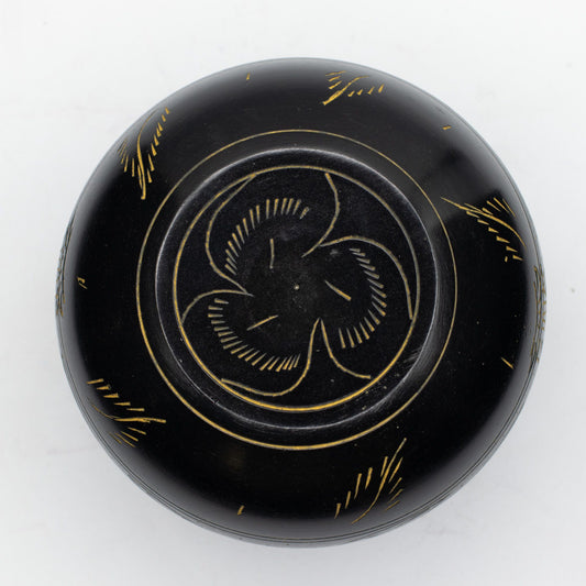Cauldron Singing Bowl Magic Mushroom Yellow 15cm meditation bowl