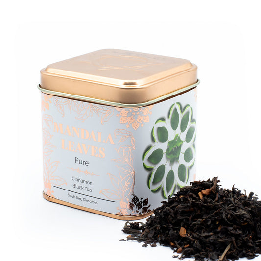 Cinnamon Black Tea 50g loose leaf tea – black tea with natural cinnamon pieces in 50g pack