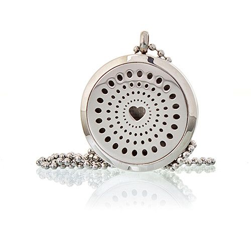Diamonds Heart Aromatherapy Diffuser Necklace and Oils Gift Set