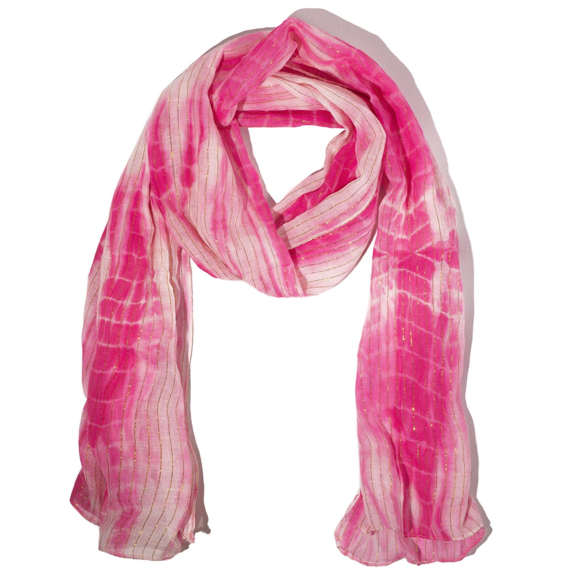 Nomad Sari Party Shine Scarf perfect pink lightweight woven scarf with subtle shine