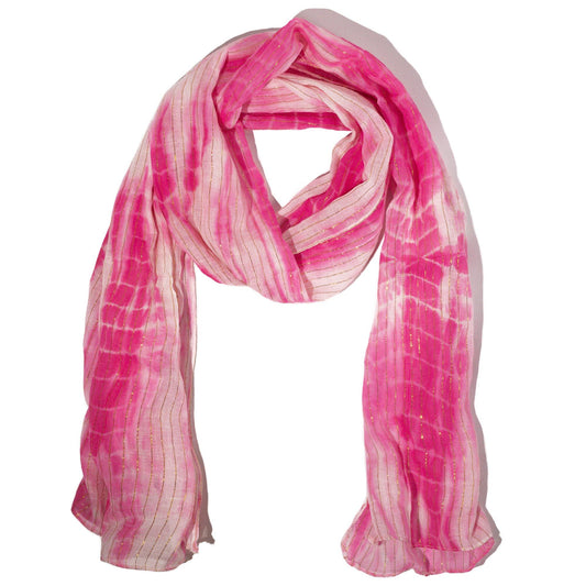 Nomad Sari Party Shine Scarf perfect pink lightweight woven scarf with subtle shine