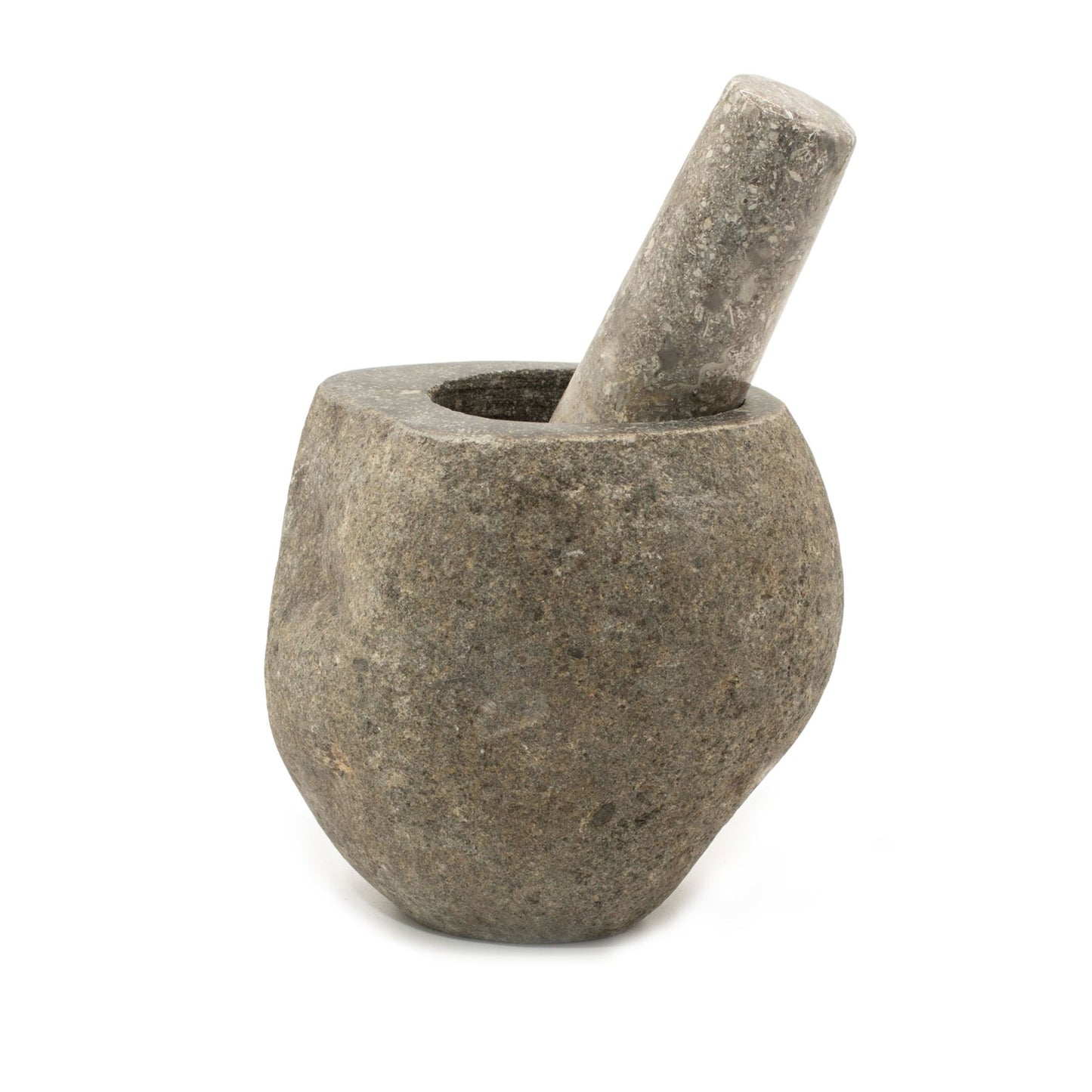 Natural Riverstone Pestle & Mortar - Medium