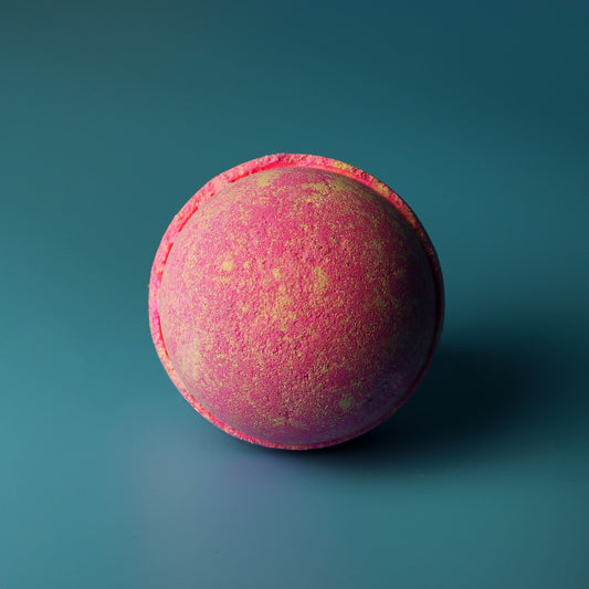 Set of 3 Pink Lemonade Bath Bombs colourful citrus bath bomb gift set