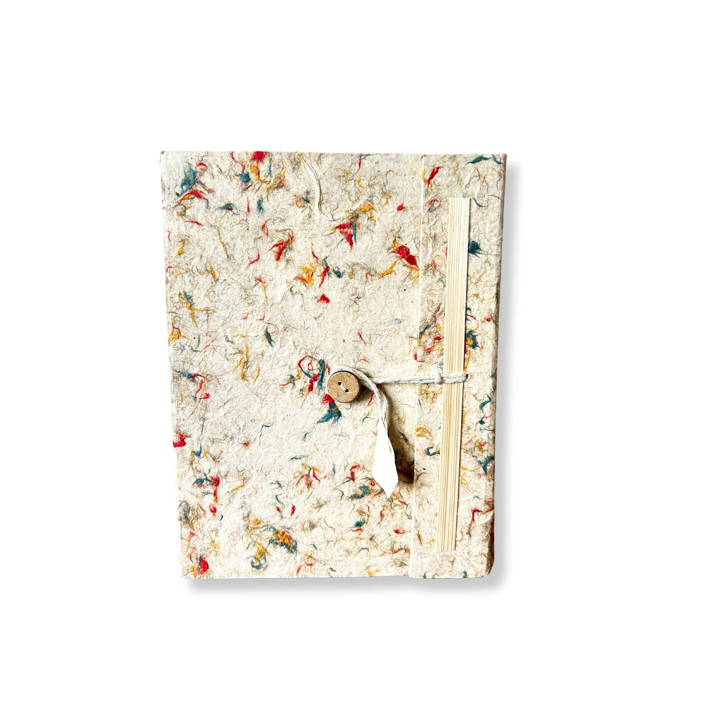 Mixed Colour Lokta Journal medium handmade paper with recycled cotton cover for journaling and sketching