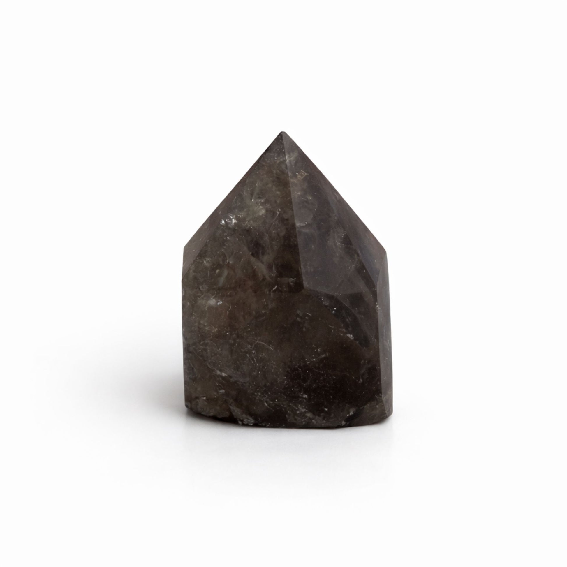 Smoky Quartz polished crystal points raw base brown gemstone points