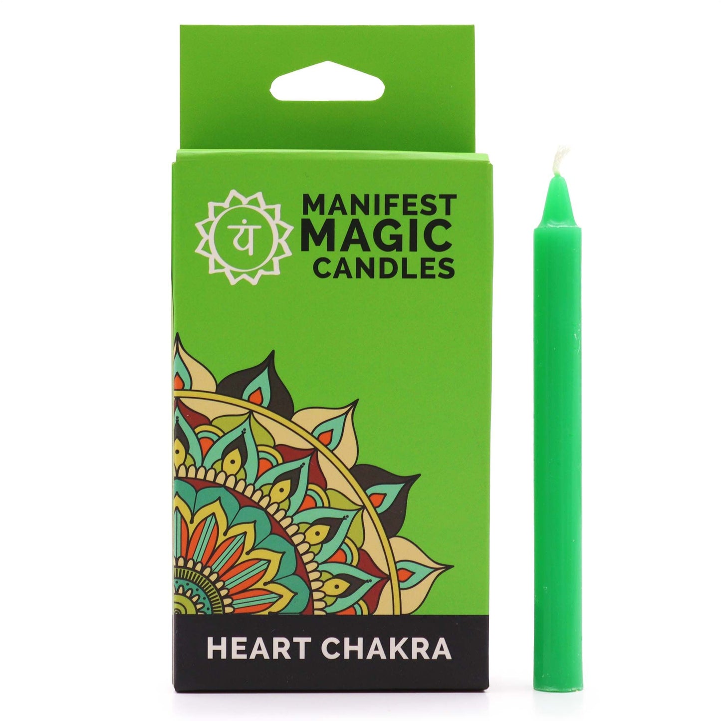 Manifest Magic Spell Candles – Green (Pack of 12)
