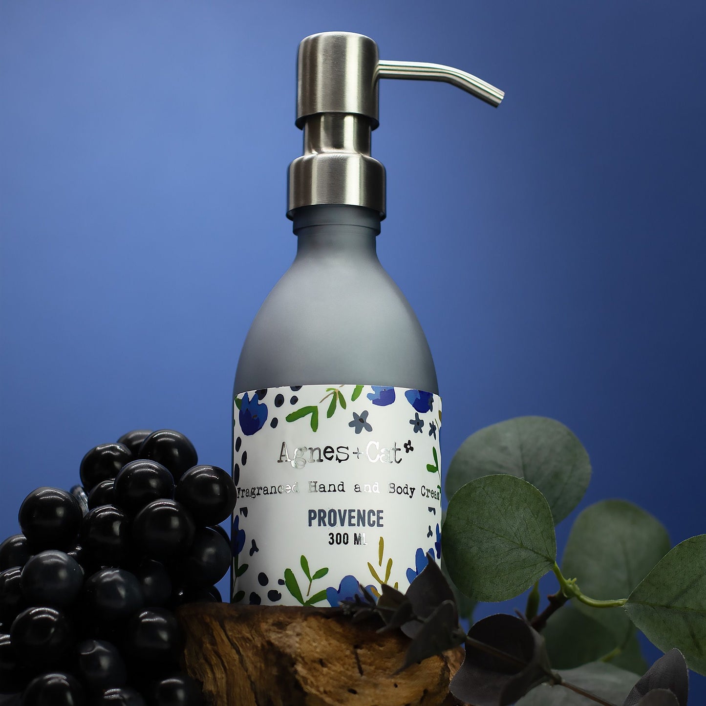 Agnes and Cat hand body cream Provence 300ml herbal amber moisturiser