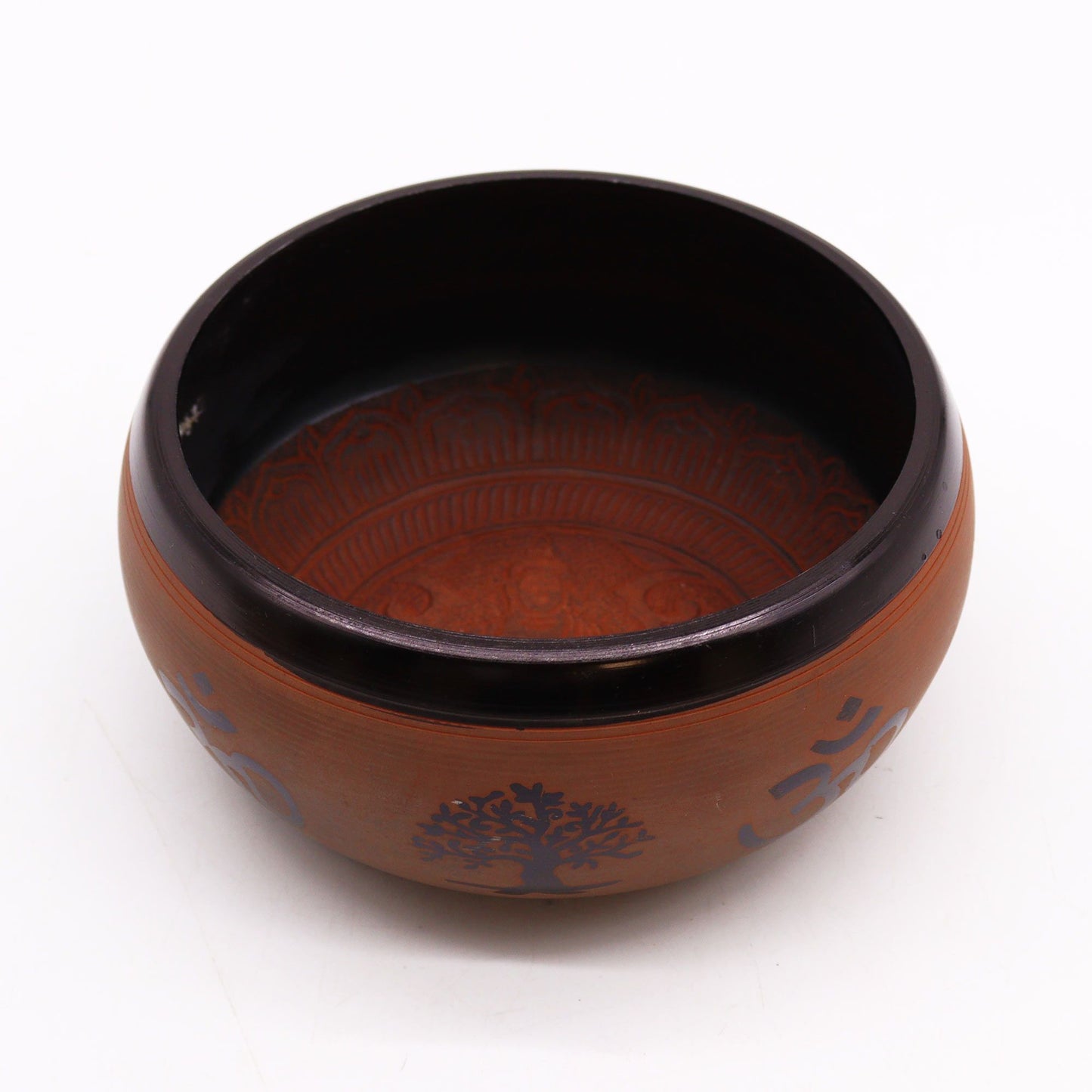 Earth Powder Singing Bowl - Clay Om  Buddha