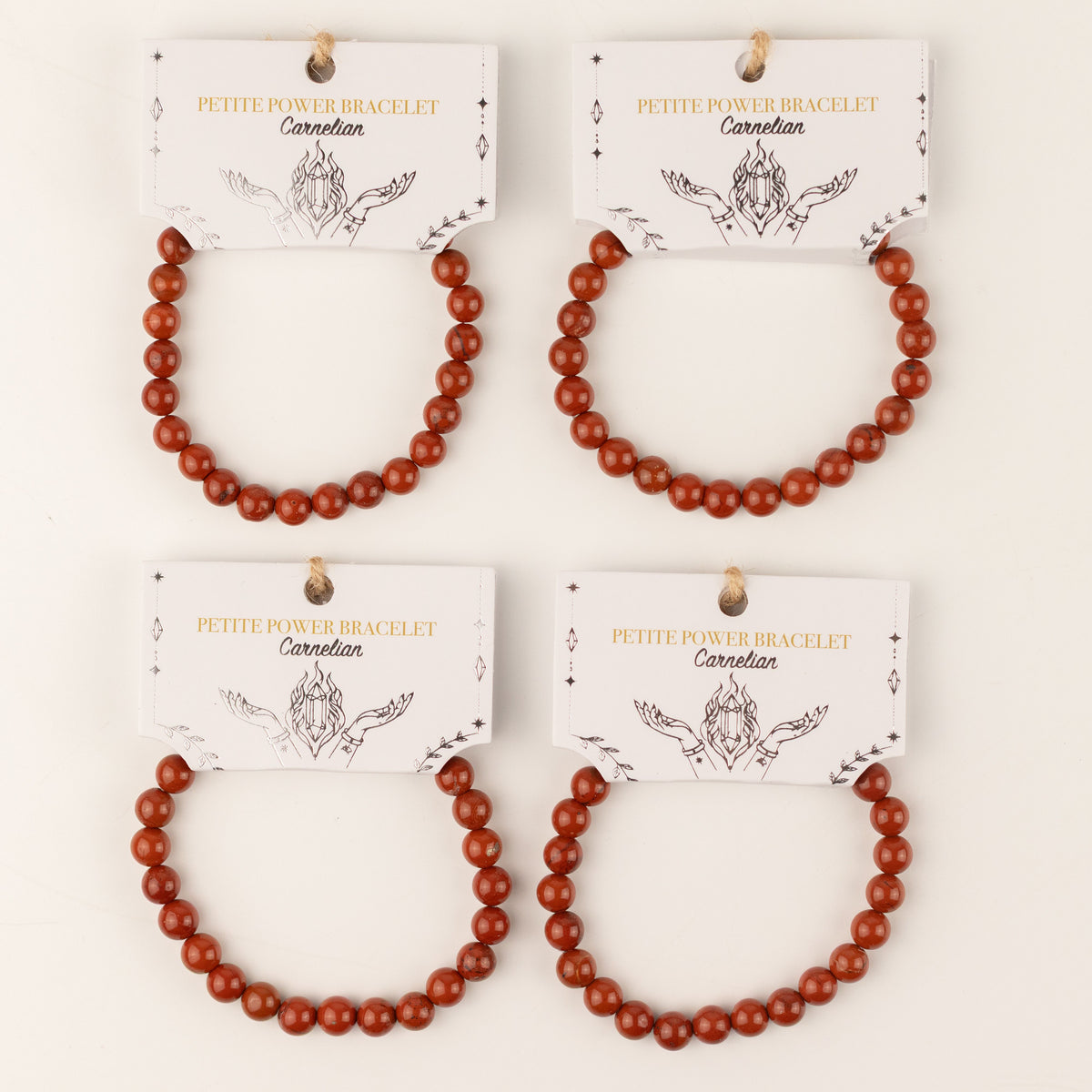 Petite Power Bracelet - Carnelian