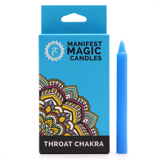 Manifest Magic Spell Candles – Blue (Pack of 12)