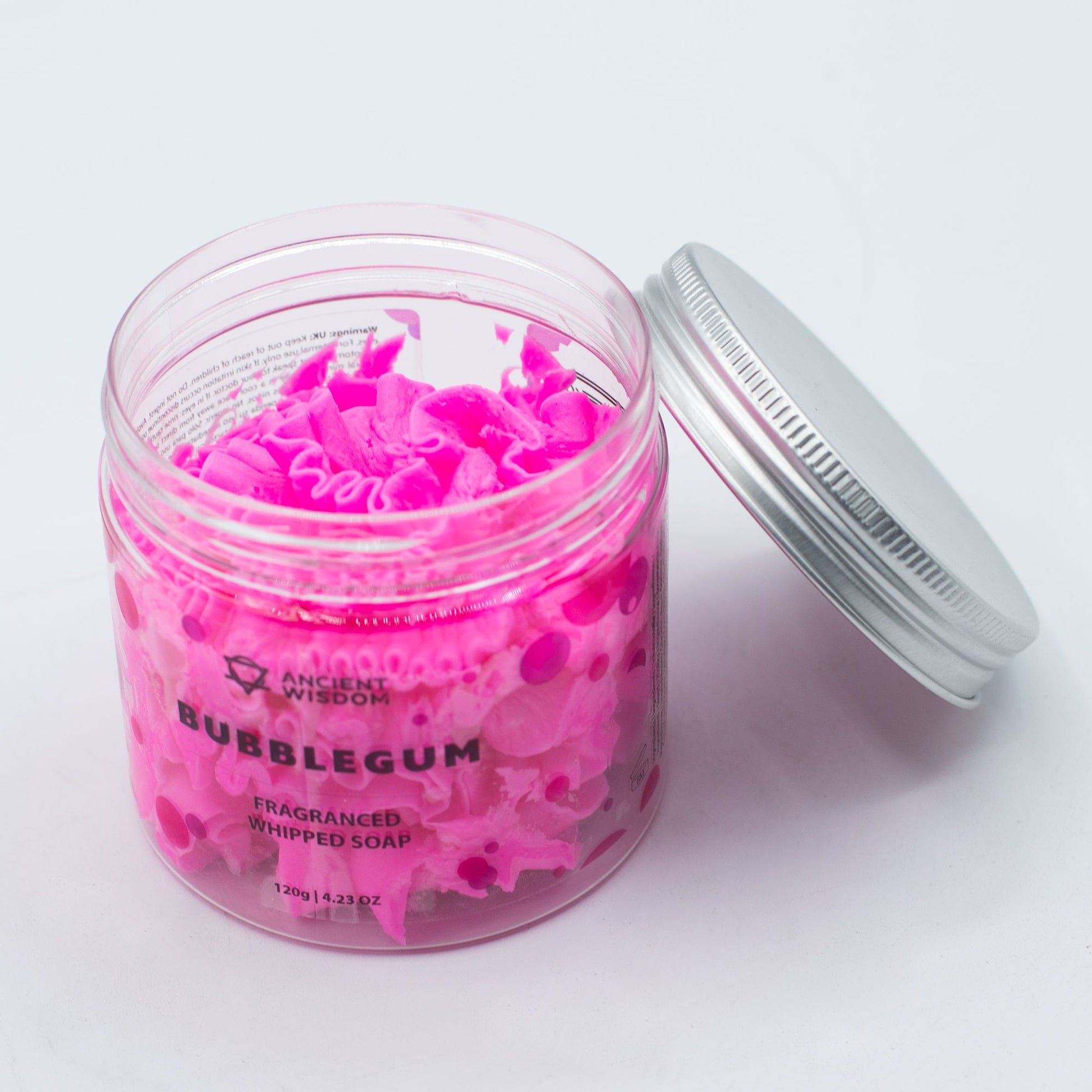 Bubblegum Whipped Soap 120g sweet whipped body wash with bubblegum scent