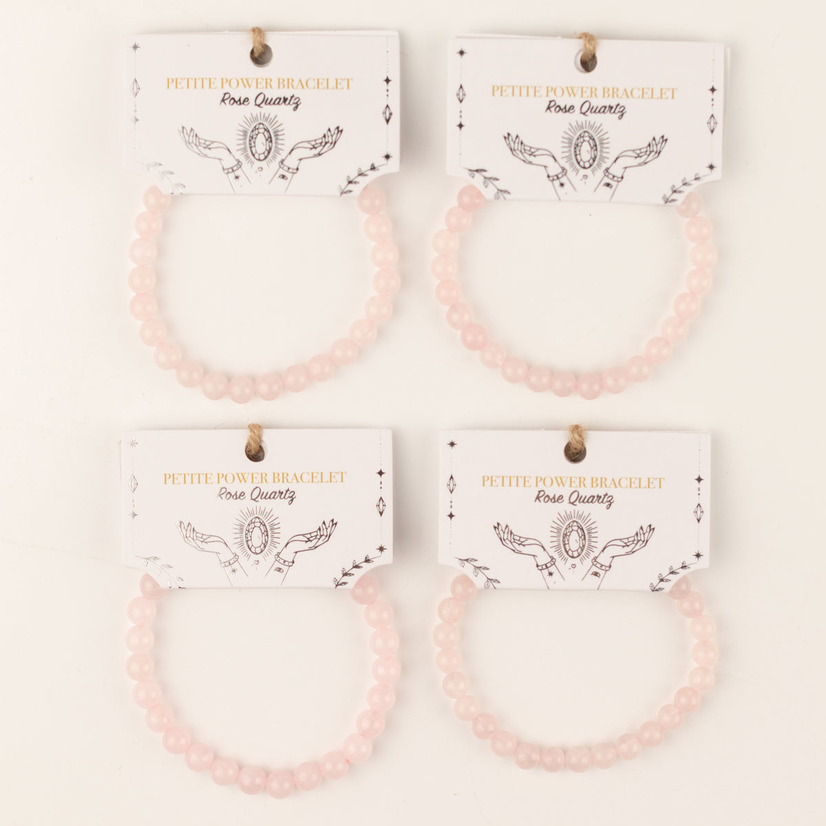 Petite Power Bracelet - Rose Quartz