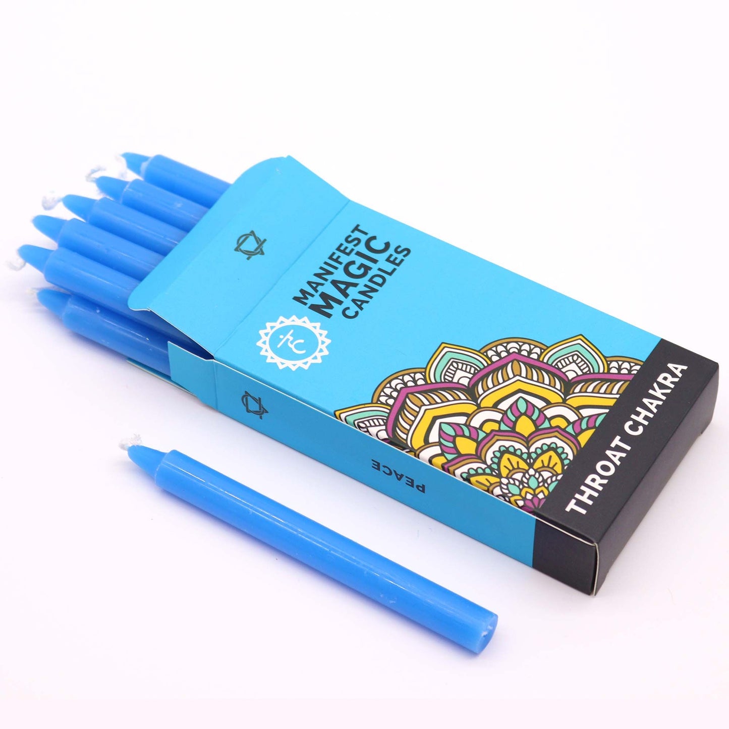 Manifest Magic Spell Candles – Blue (Pack of 12)