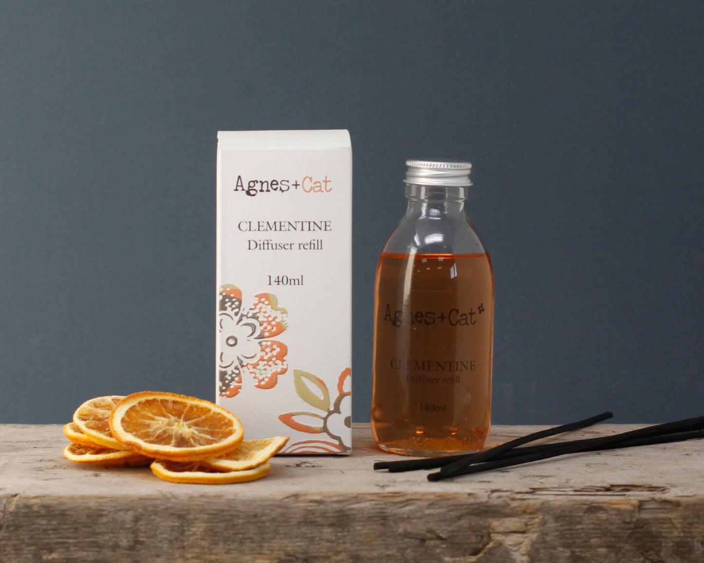 Agnes and Cat reed diffuser refill Windermere 150ml lemon jasmine vanilla fragrance