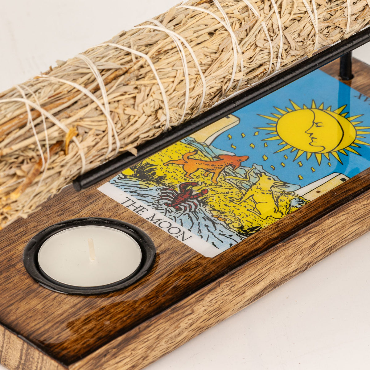 Large Sage Stick Heater Enamelled - The Moon