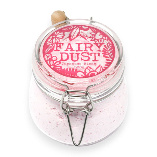 Agnes and Cat fairy dust Japanese Bloom 500g floral bath powder soak