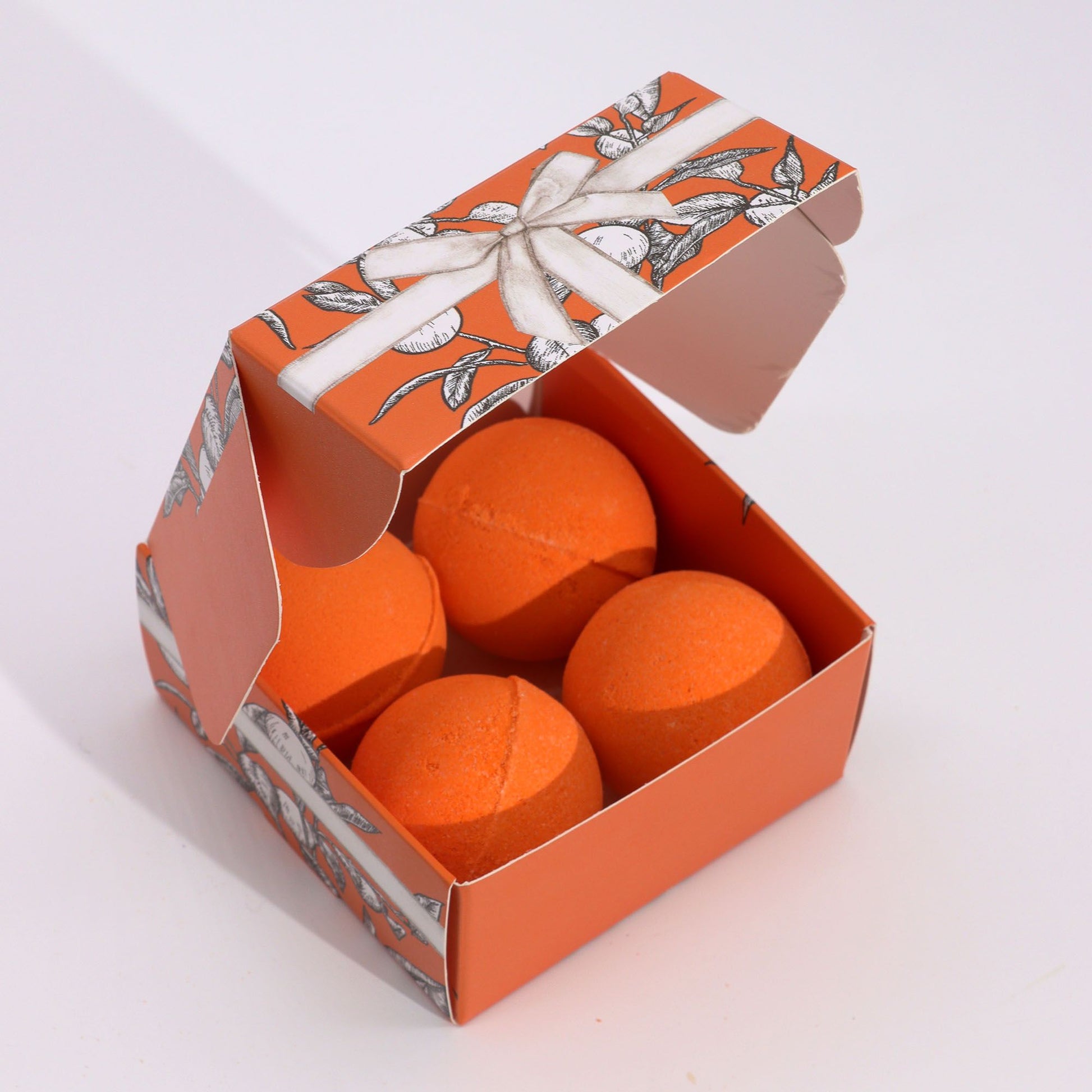 Set of 4 Vitamin C Bath Bombs Aromatherapy Quartet gift set